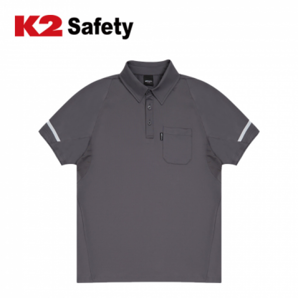 K2 세이프티 작업복 티셔츠 TS-221R (Gray)