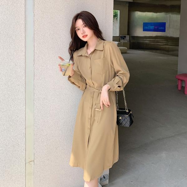 코디피셜 이지루즈 셔츠형 원피스