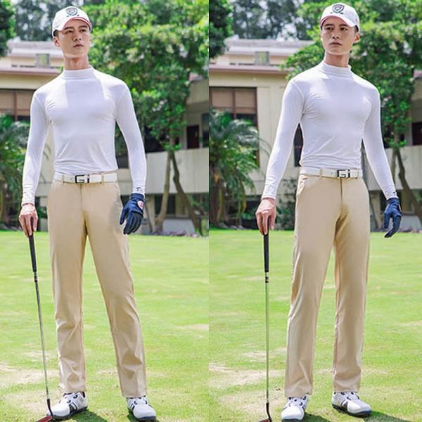 슬림핏 남성 골프웨어 티셔츠 의류 이너  가능 2컬러