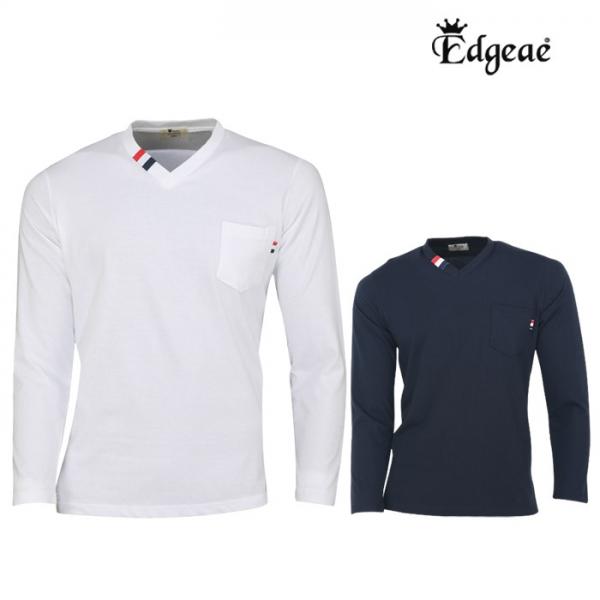 엣지애 공용 언발란스 브이넥티셔츠~3XL MCTMD5020SF1