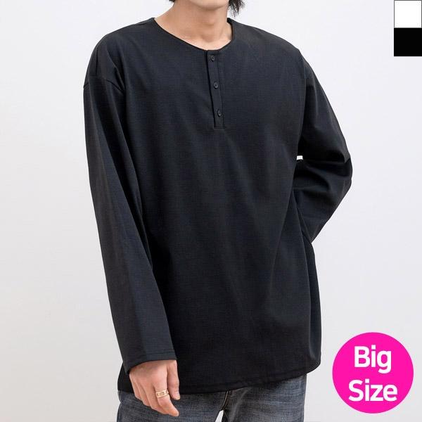 JJM-SS60 남자빅사이즈버튼티셔츠