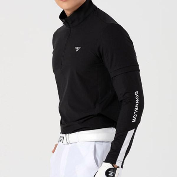 JJM-SS15 남자골프웨어일체형레이어드기모티셔츠