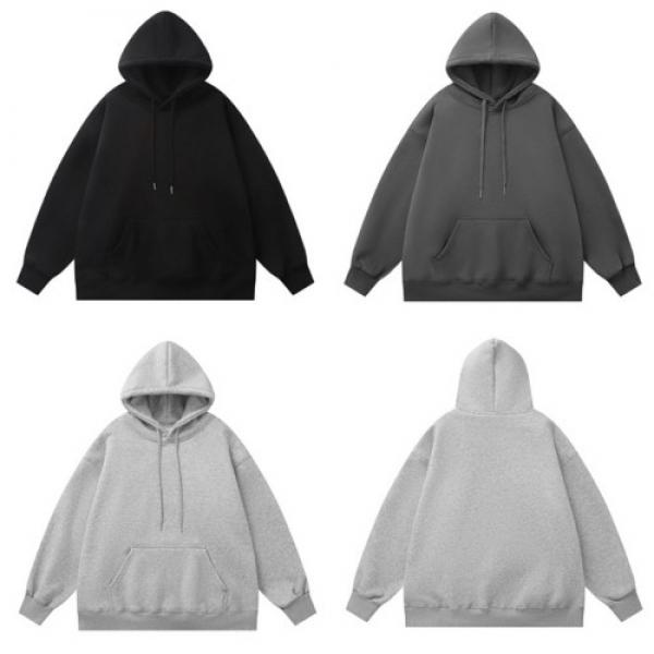 남녀공용 오버핏 베이직 후드티