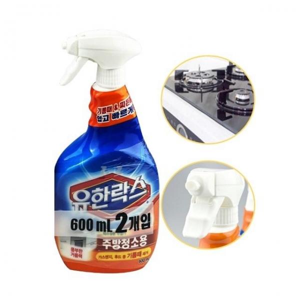 주방청소용 600ml 2p 렌지 후드 기름때 찌든때제거