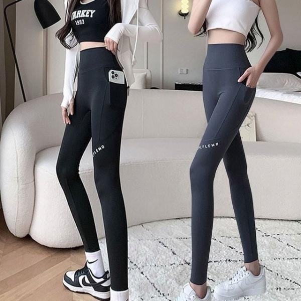 여성 요가 필라테스 레깅스 포켓 9부 운동복 하의