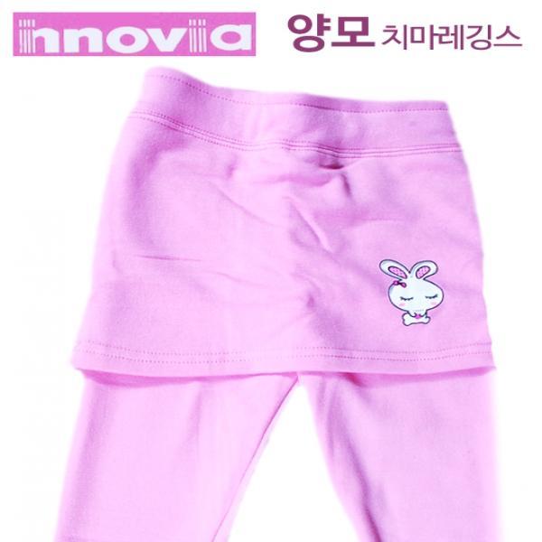 (이노비아)(W-6)따뜻한 털안감 아동용 양모 치마레깅스@덤핑상품
