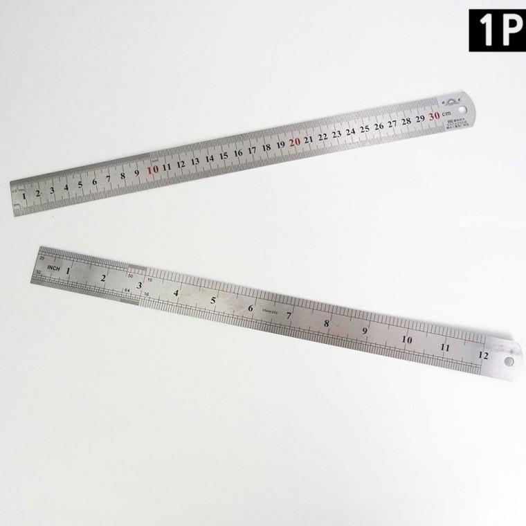 쇠자 스틸자 철자 제도자 스텐자 직자 자 - 30cm