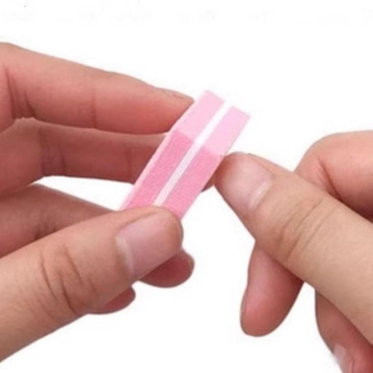 양면 사각 네일 우드 휴대용 손톱 샌딩 파일 버퍼