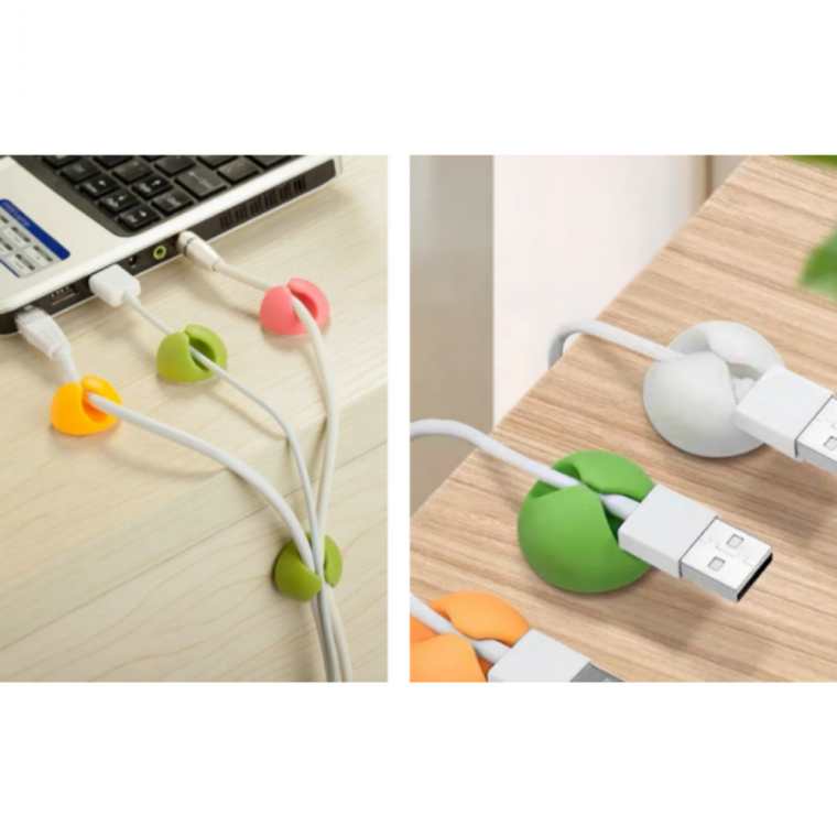 더월리샵 케이블 USB 충전 선정리 정리 클립 홀더