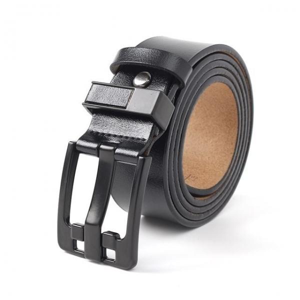 유얼맨 핀버클 소가죽 캐주얼벨트 정장 청바지 남성벨트 남자벨트 ( 버클) (블랙) (블랙버클)
