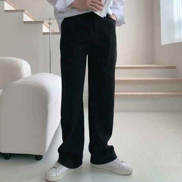 와이드 데님 진청 연청 블랙 팬츠 바지 청바지