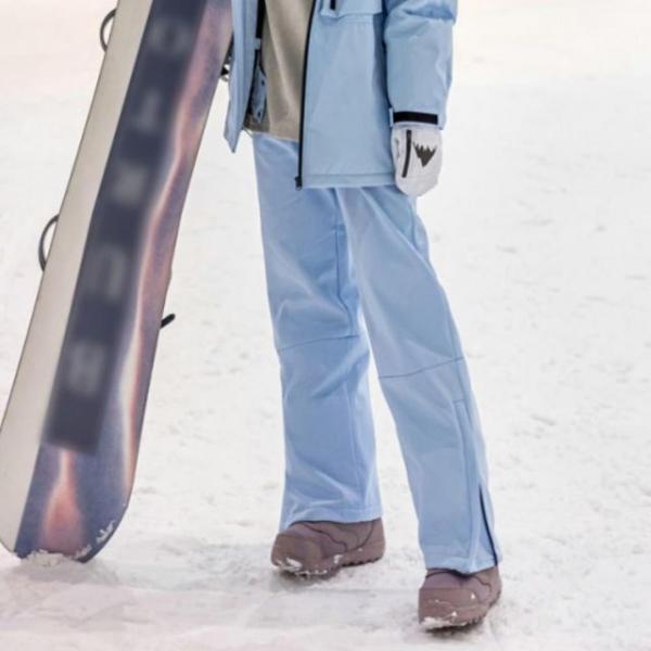 방한 스키 보드 팬츠 방수 방풍 슬로프 경량 스판 바지