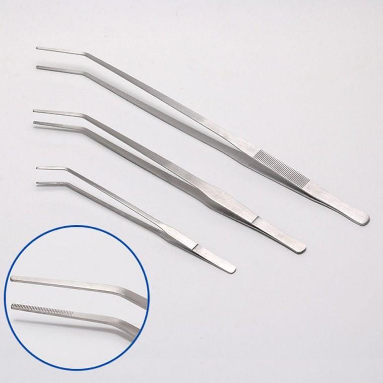수초 심기 핀셋 38cm 곡선형 어항 꾸미기 청소 집게