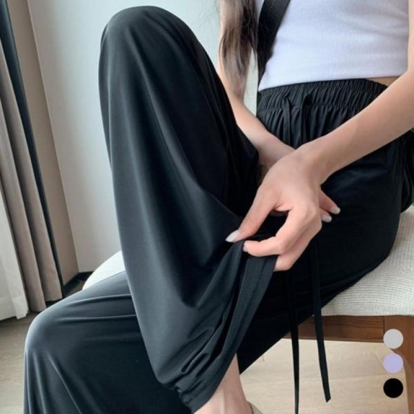 아이스 여성 여름바지 냉감 와이드팬츠 쿨링팬츠