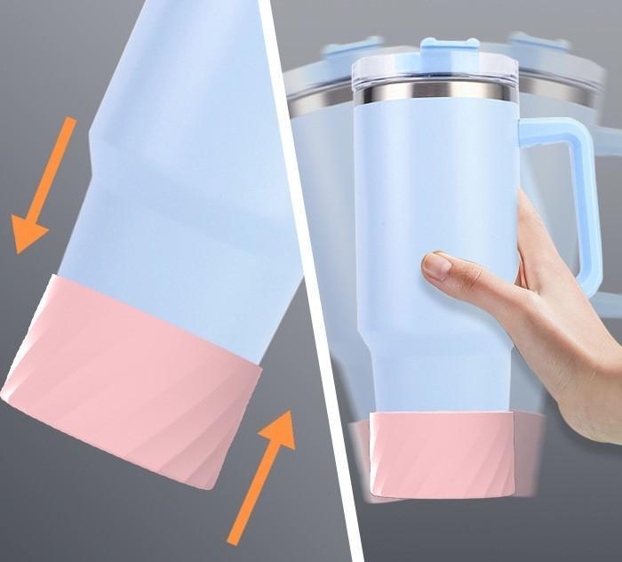 [맘대로] 빗살무늬 실리콘 텀블러바닥 보호캡