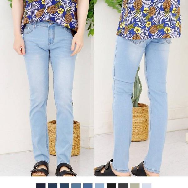 심플 워싱 스판 청바지 10color