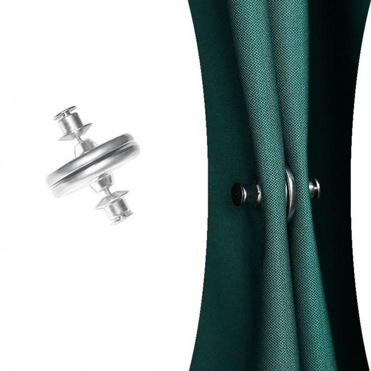 커튼 고정자석 클립 12pcs 원형 17mm 20mm 마그네틱