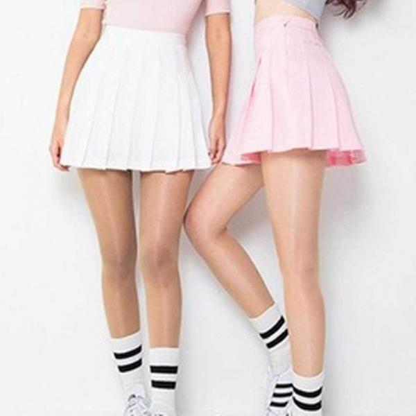 여자 플레어 미니 스커트 테니스 속바지 나들이룩