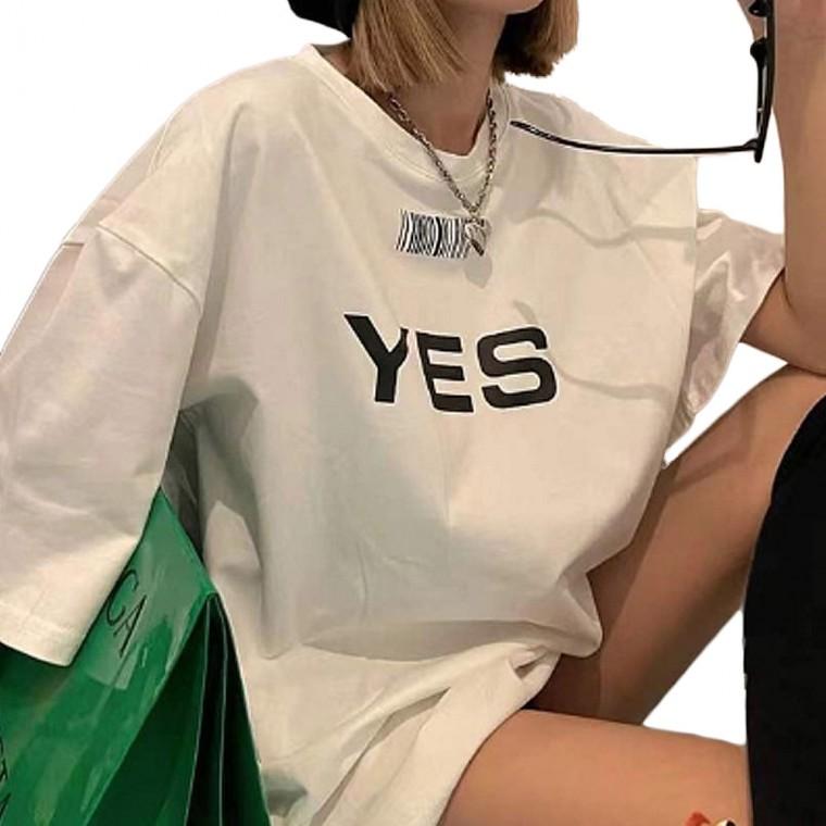 유행 박스 패션 반팔티 인기 여성 티셔츠 여름 캐주얼
