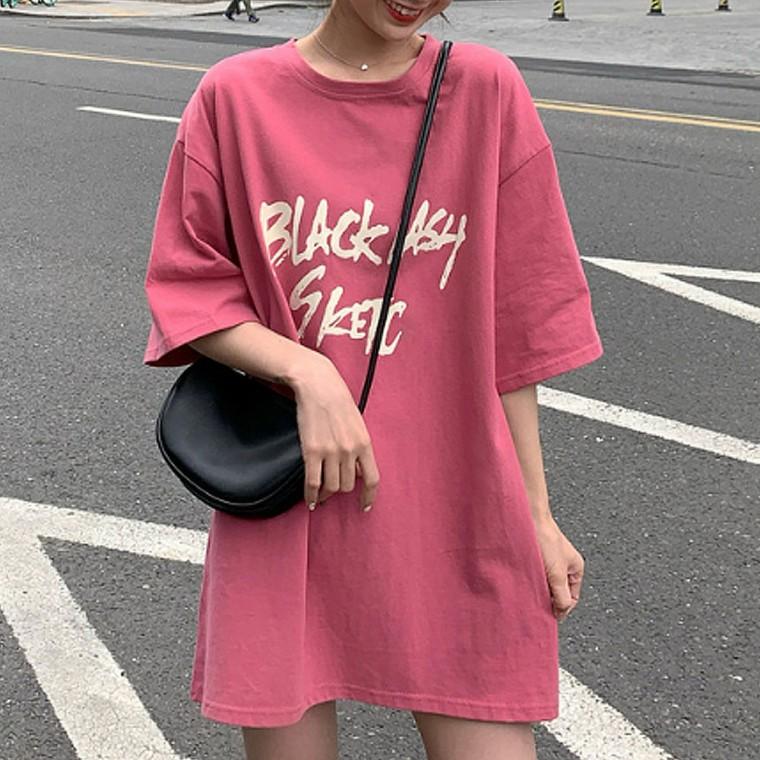신상 여자 캐주얼룩 티셔츠 인기 여름 반팔티 박스