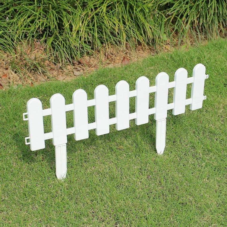 화이트 울타리 화단조성 인테리어 50x13cm