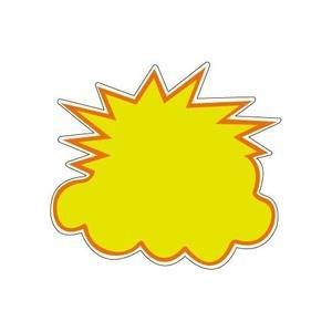 세모네모 POP카드 톱니구름 2331 마트 매대 상품진열 홍보 쇼카드 게시판 알림판