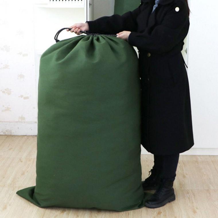 이불정리함 수납 캔버스 주머니 보관 포대 마대자루