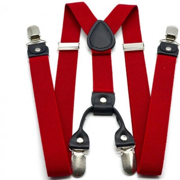 멜빵 클래식 바지 스트랩 브레이스 탄성 벨트 클립