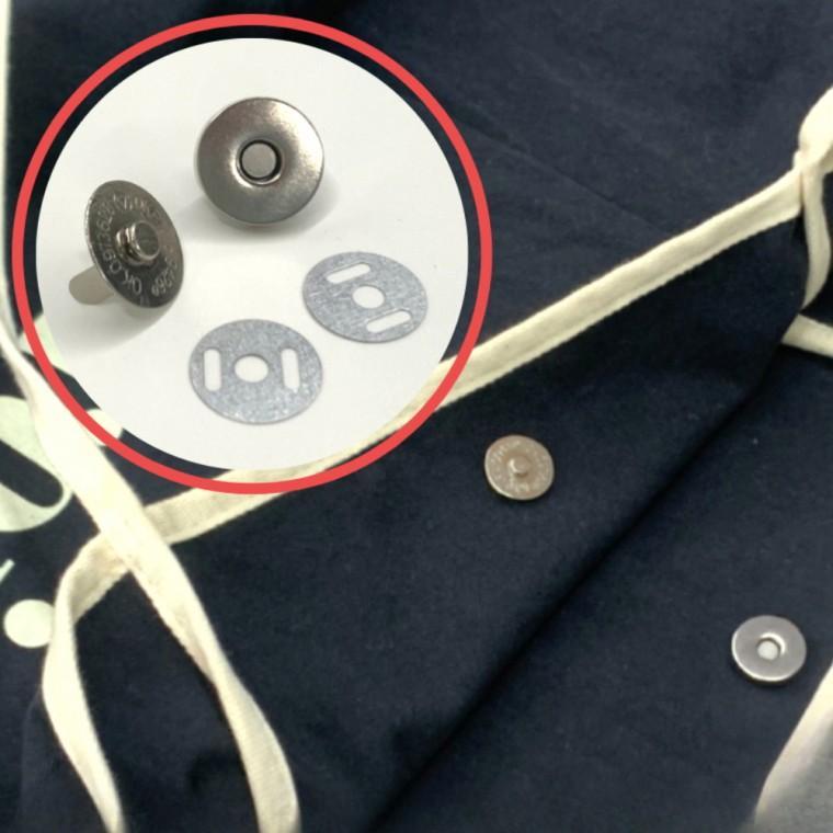 스냅단추 핀타입 똑딱이 자석단추 실버 중형 5P 똑딱이단추