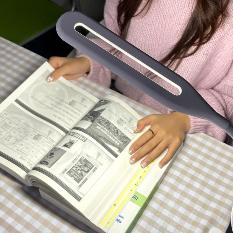 집게독서등 USB 집게 독서등 스탠드 화이트 집게형조명