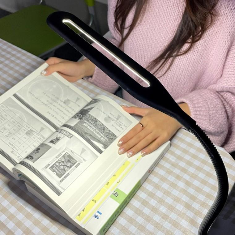 집게독서등 USB 집게 독서등 스탠드 블랙 집게형조명