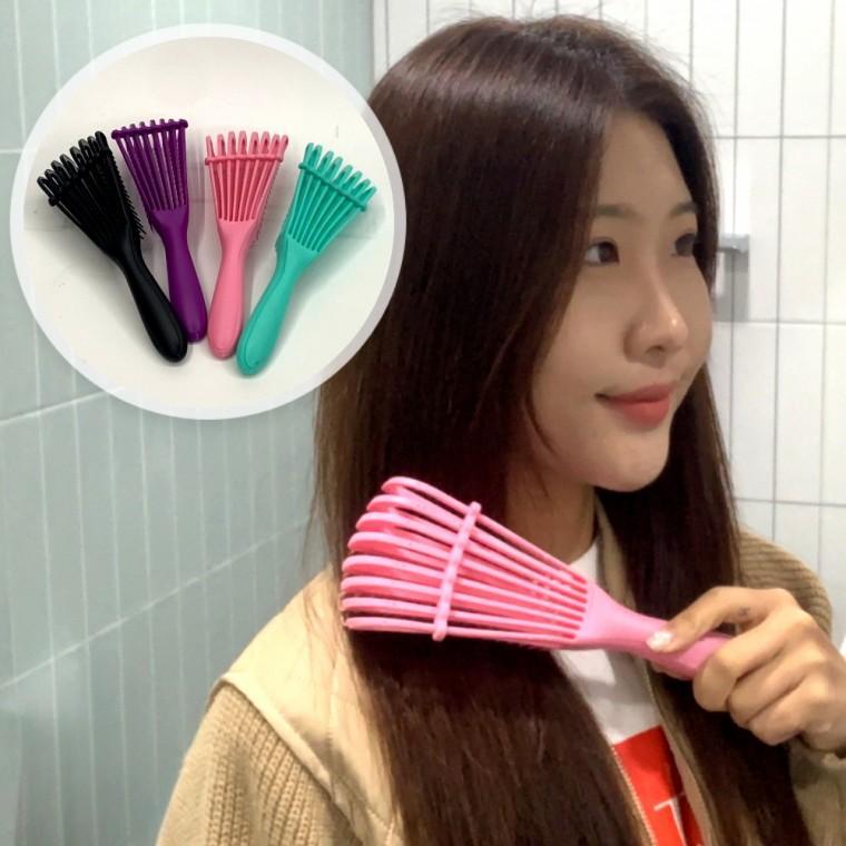 머리빗 곱슬머리 엉킨머리빗 브러쉬