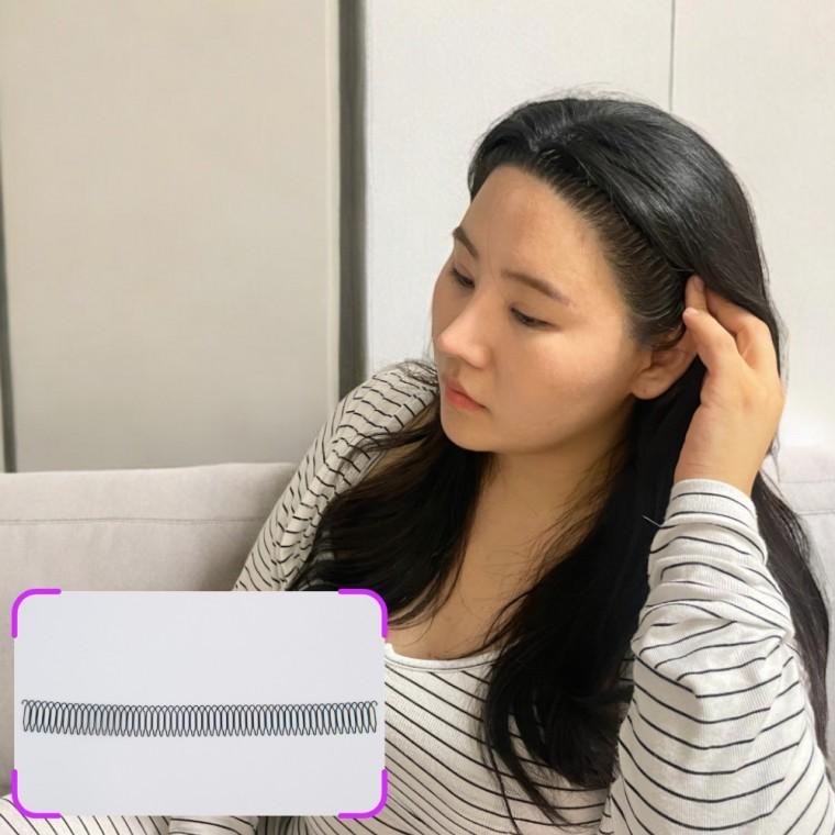 잔머리고정핀 올림머리 잔머리 헤어 고정핀 30cm 헤어고정핀