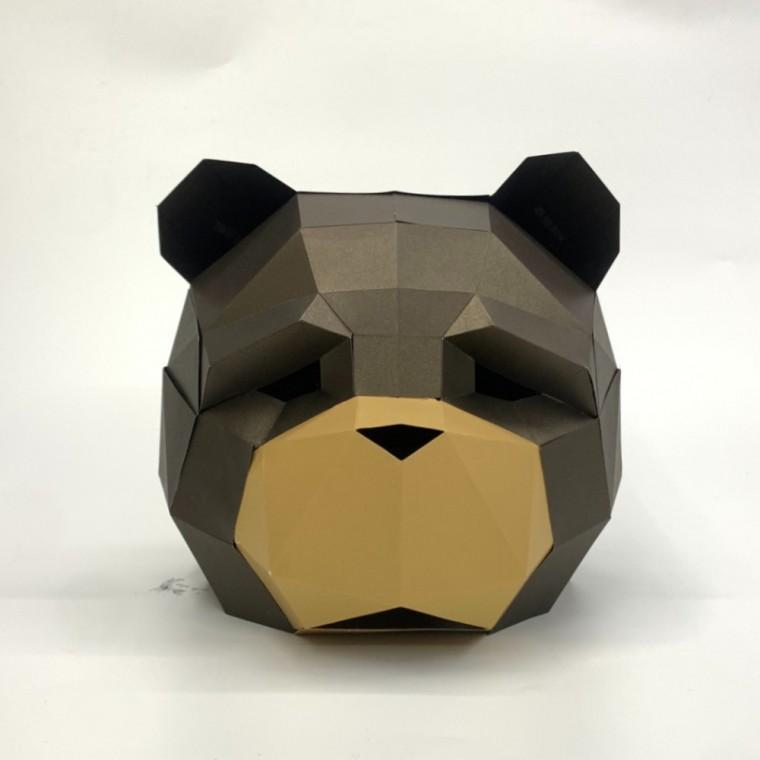 동물가면 가면만들기 3D 입체 종이가면 곰돌이 탈만들기
