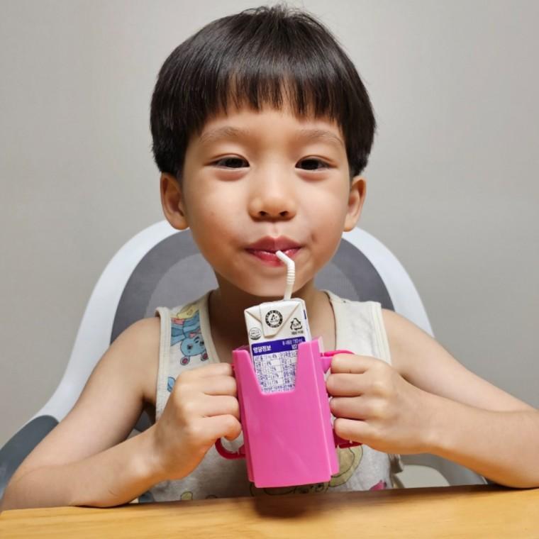 우유홀더 접이식 우유팩 홀더 케이스 우유팩홀더