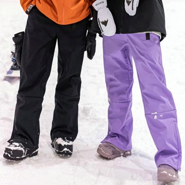 슬로프핏 경량 방한 방수 방풍 스판 스키 스노우보드 팬츠 바지 남성 여성
