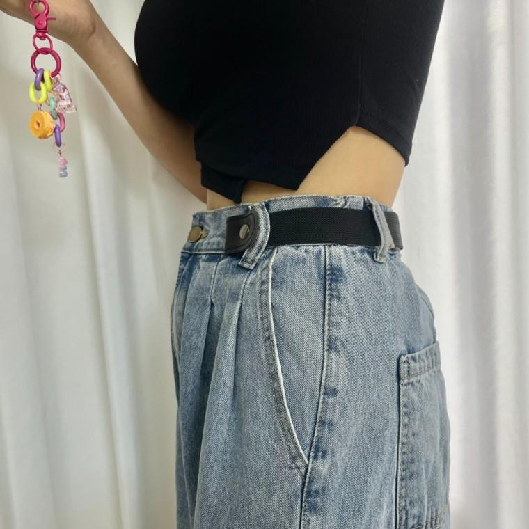 늘어나는벨트 버클없는 노버클 탄성 프리 벨트 블랙 노버클벨트
