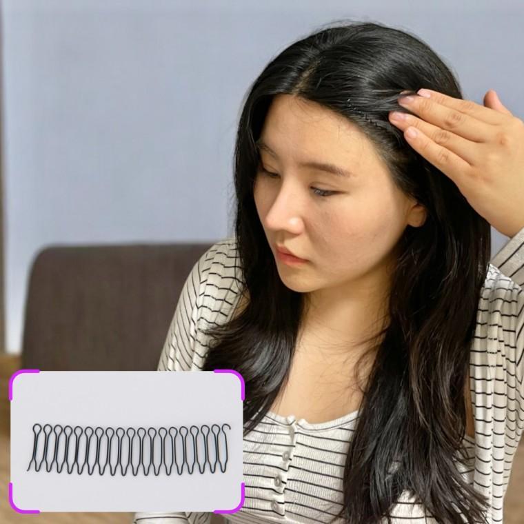 잔머리고정핀 올림머리 잔머리 헤어 고정핀 10cm 헤어고정핀