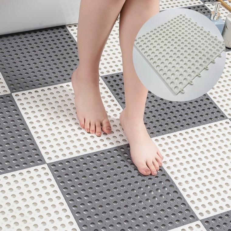 화장실미끄럼방지매트 욕실 화장실 미끄럼방지 바닥매트 화이트 다용도실매트