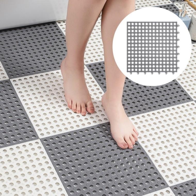 화장실미끄럼방지매트 욕실 화장실 미끄럼방지 바닥매트 그레이 다용도실매트