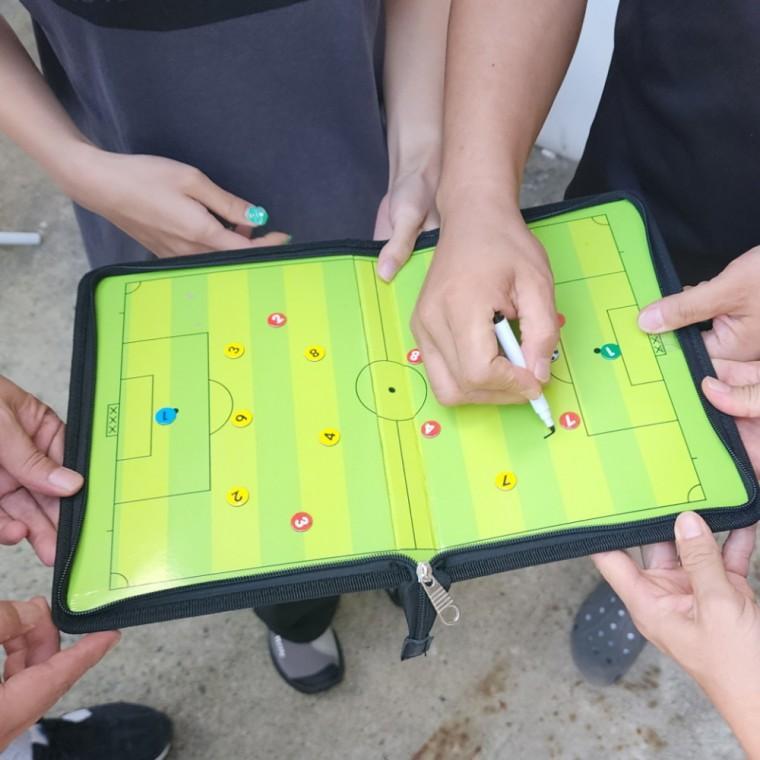 축구전술판 휴대용 축구 전술 작전판 풋살작전판