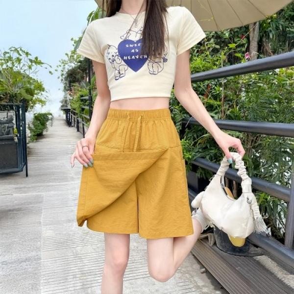 아히키 허리밴딩 치마바지 반바지 SD-250606