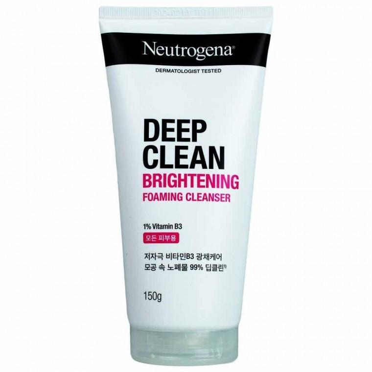 뉴트로지나 딥클린 brightening 포밍 클렌저 150g