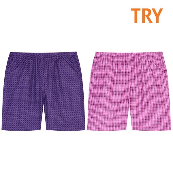 TRY 여성 45수 레이온 4부파자마 잠옷반바지 홈웨어