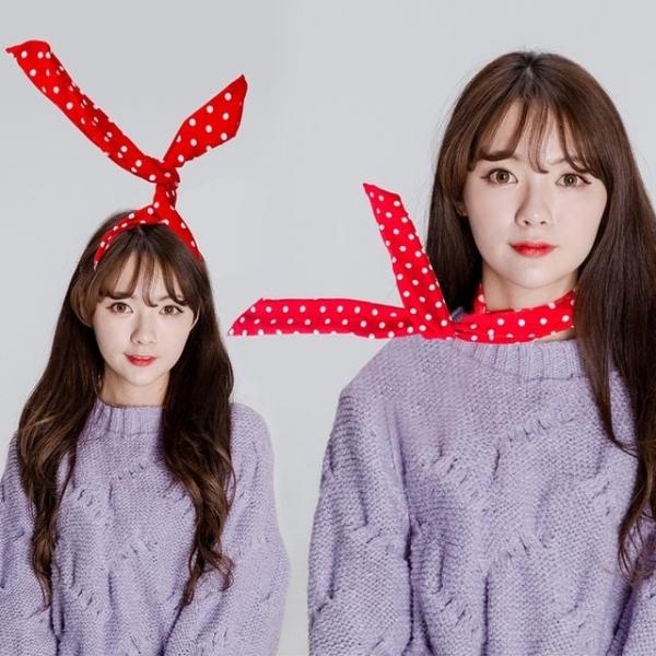 날으는 스카프 초대형 레드 넥타이 파티용품 머리띠