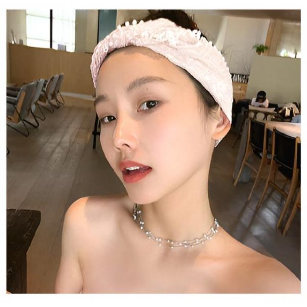(별별창고)G 레이스 스카프 쁘띠 반다나 가방 손잡이