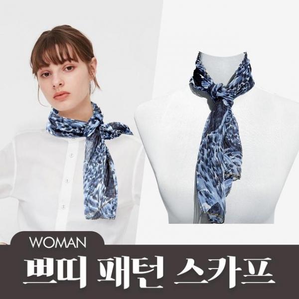 가을 겨울 쁘띠 미니 여성 스카프 블레