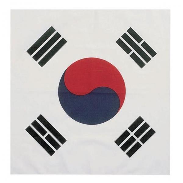 태극기 손수건 스카프 응원용