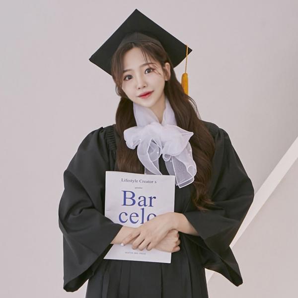 교복몰 (대여) 졸업 스카프 학사복 졸업가운 학사모.