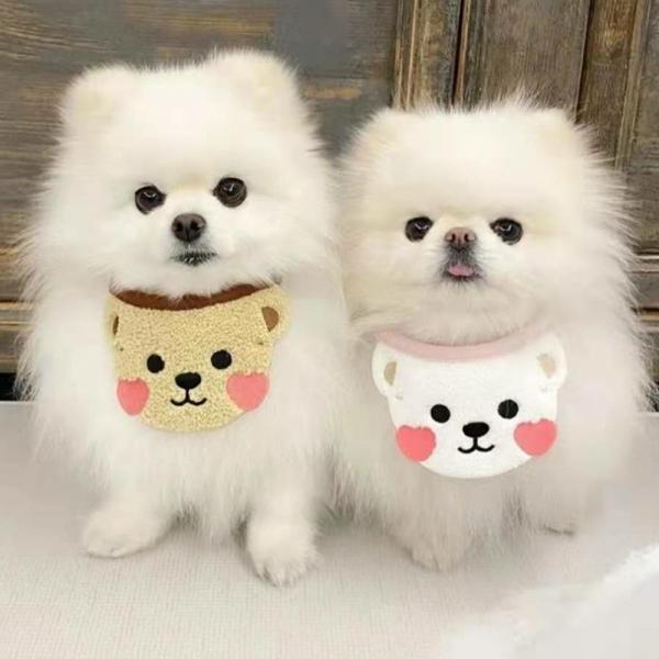 강아지 고양이 귀여운 턱받이 스카프